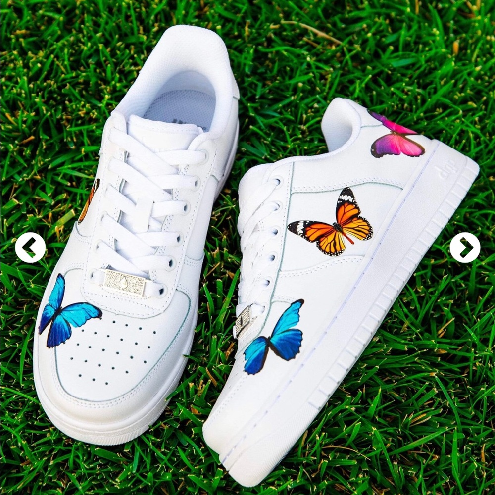 Drip Creationz Butterfly Sneakers